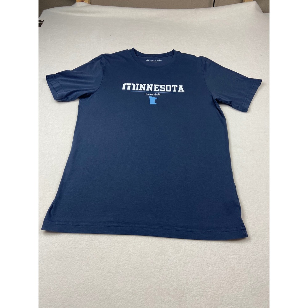 Travis Mathew Minnesota Graphic T-Shirt Short Sleeve Casual‎ Mens Size M